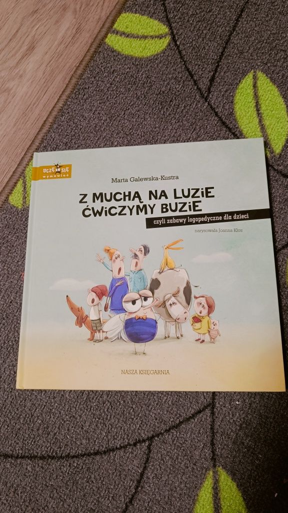 Z muchą na luzie ćwiczymy buzię