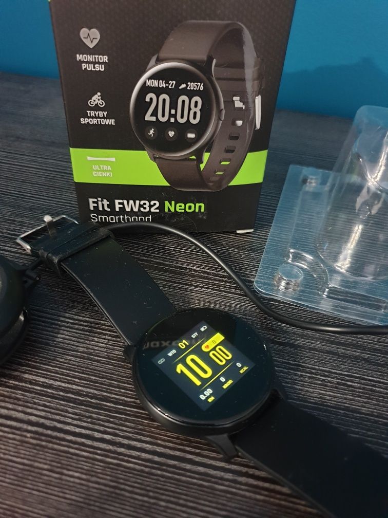Zegarek SmartWatch maxcom FW32 Neon Czarny