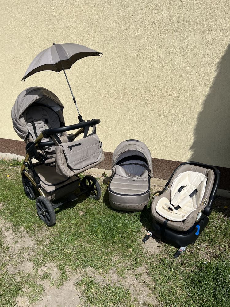Wózek TAKO Laret Imperial 4W1 + fotelik i baza