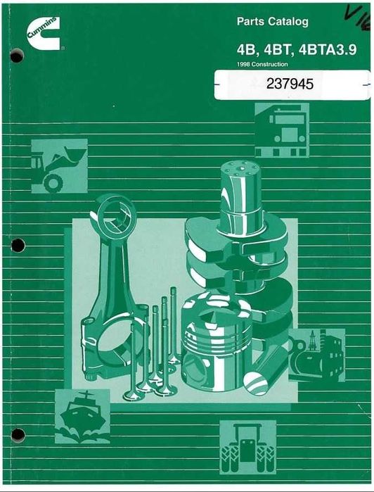 Katalog silnik Cummins 4B, 4BT, 4BTA 3,9