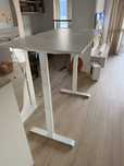 Biurko elektryczne Fly Desk Premium 160x80 cm – białe, regulowane