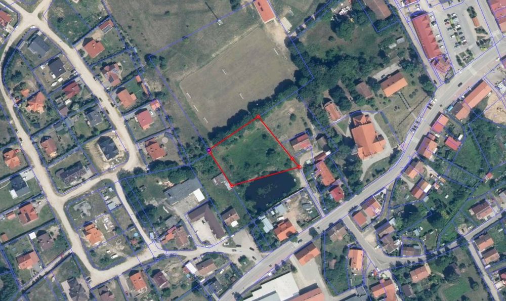 działka w Jonkowie k. Olsztyna z warunkami zabudowy na 2 budynki