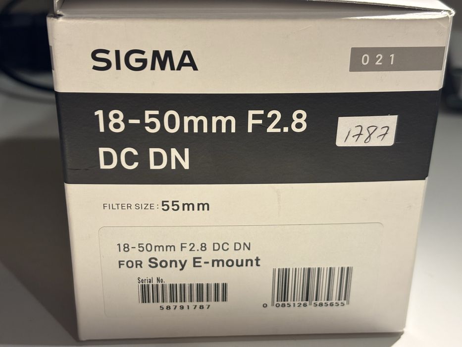 Sigma 18-50mm F2.8 DC DN NOVA e com garantia + Filtro ND