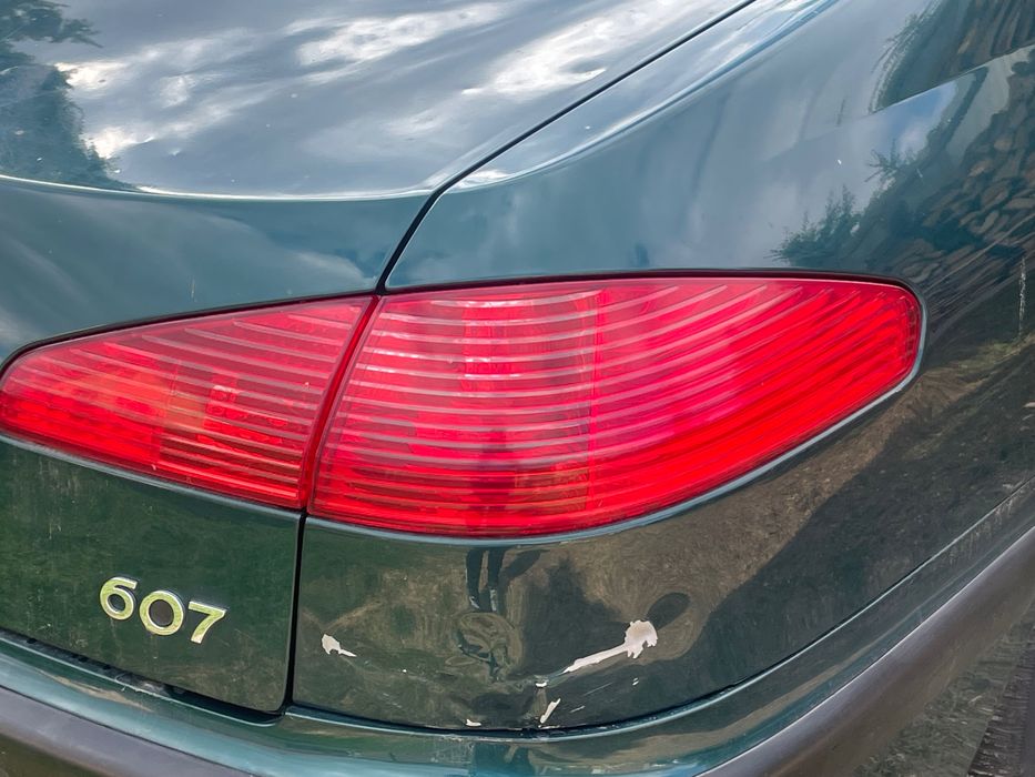 lampa przod tyl peugeot 607