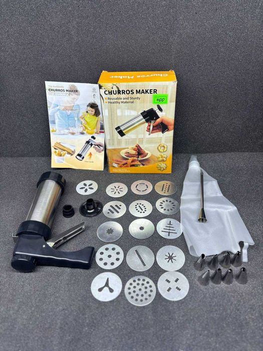 Кондитерський прес-шприц з насадками для печива та тістечок