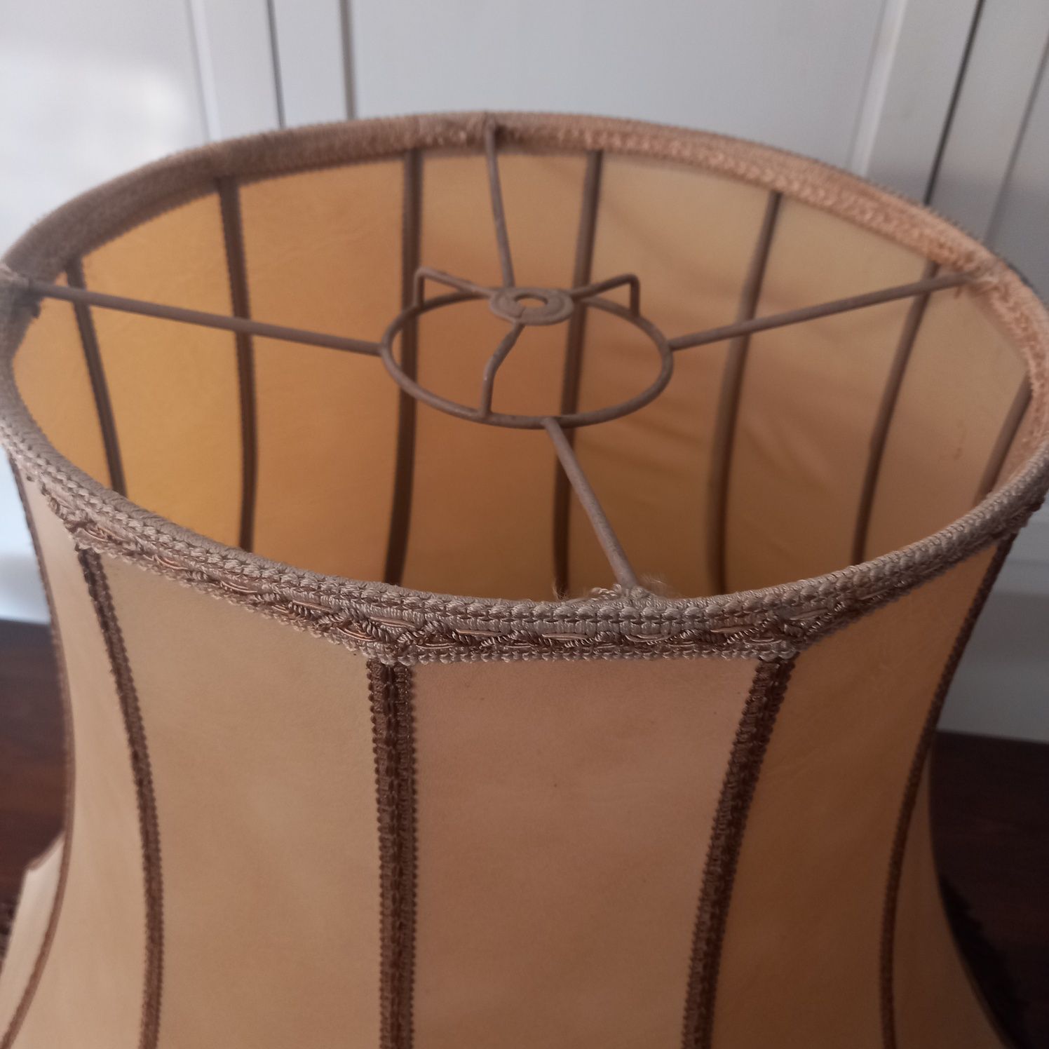 Duży stary prl abażur klosz do lampy stojącej  vintage