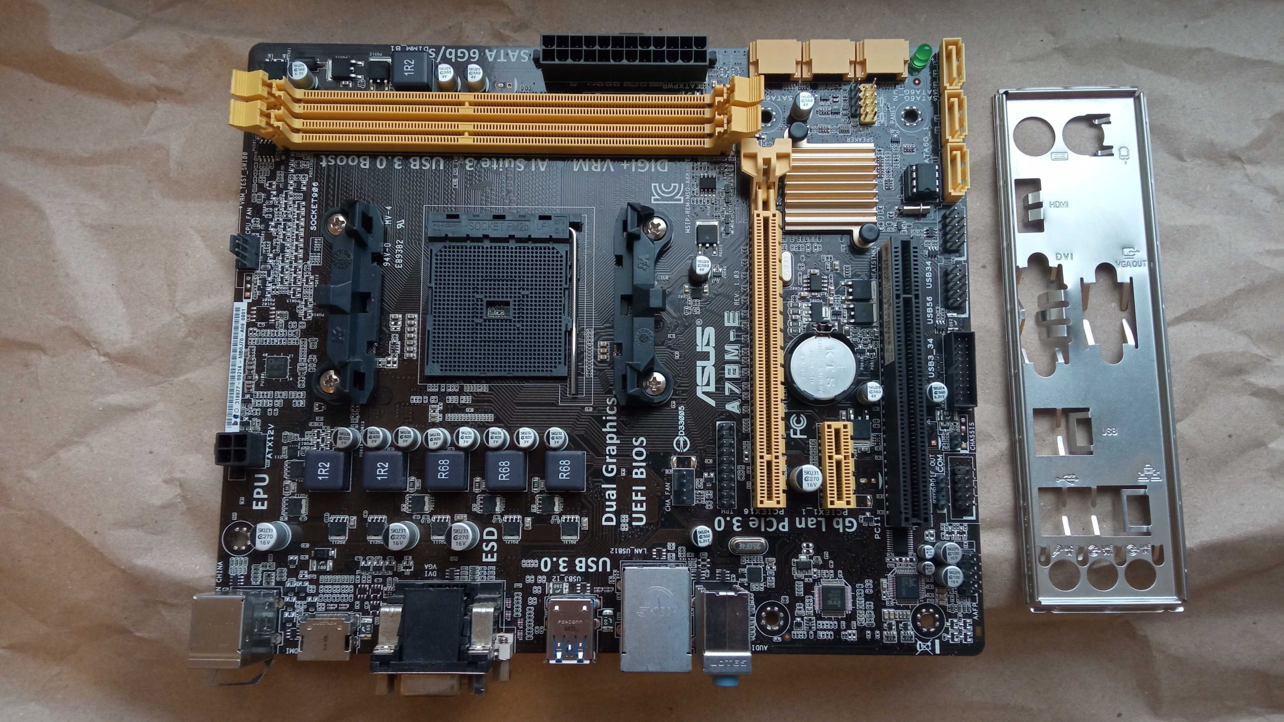 Материнская плата ASUS A78M-E, sFM2/FM2+