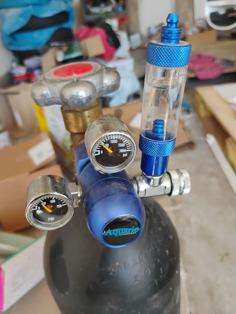 Butla CO₂ 5 kg + reduktor Aquario – legalizacja do 09.2030