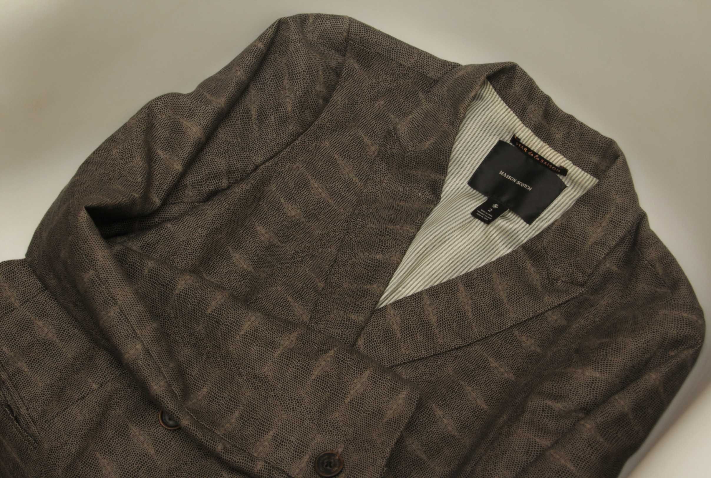 Scotch & Soda рр 2 S пиджак блейзер из льна и хлопка