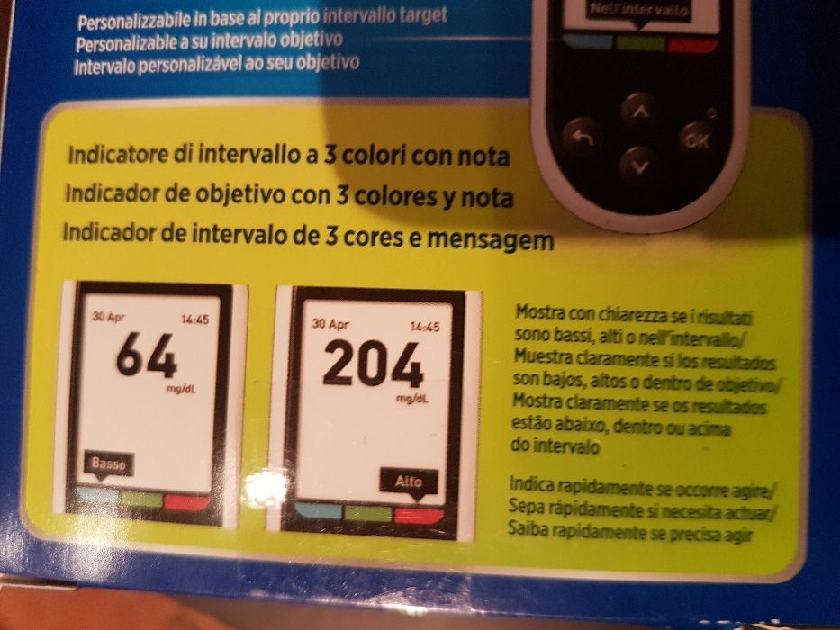 Máquina de medição dos diabetes