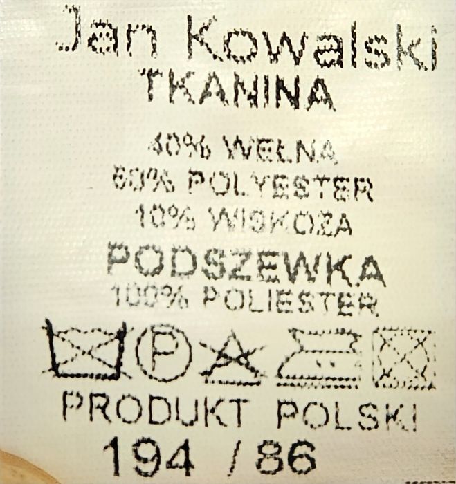 Garnitur męski 194/86