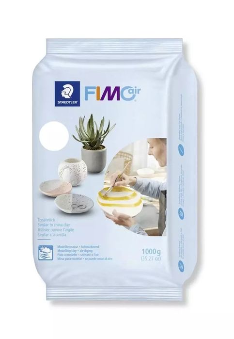 Masa modelarska Fimo air basic 1kg biały. Staedtler