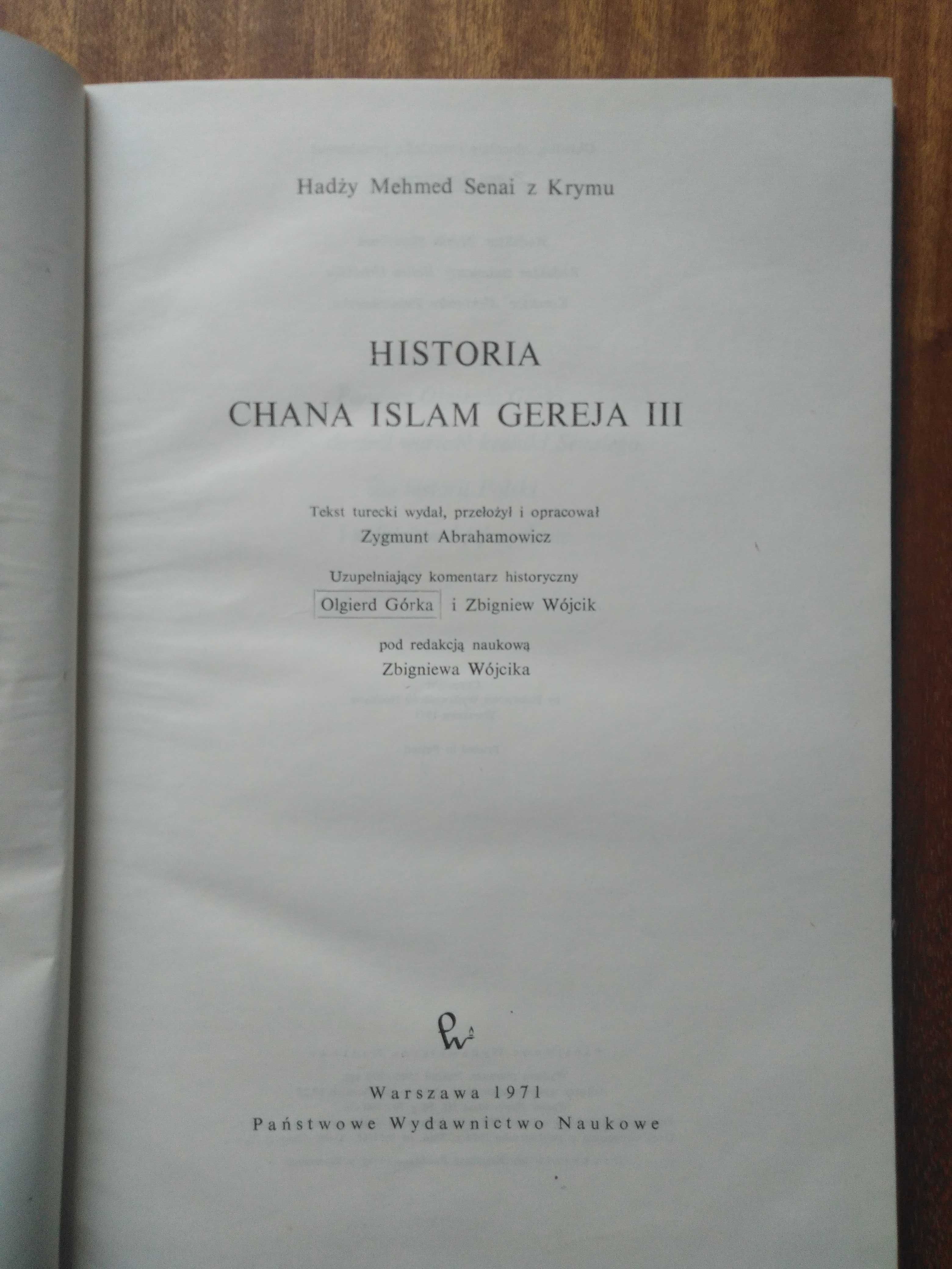 Historia chana Islam Gereja III