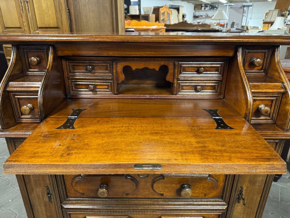 Sekretarzyk drewniany szafka komoda drewniana rustykalna stolik