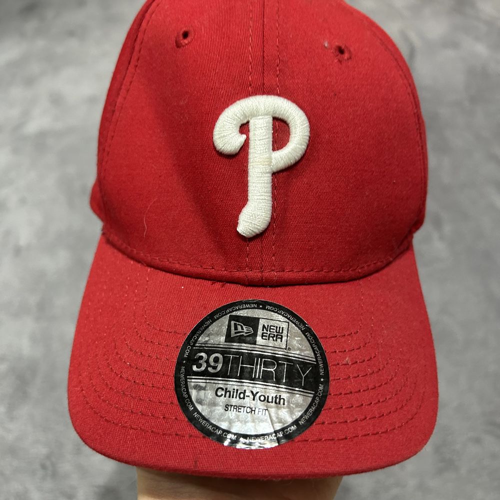 Czapka Phillies New Era  czerwona big logo haft