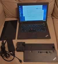 Laptop Lenovo Thinkpad T450 SSD i5 8GB Win10+ stacja dok + filtr ekran