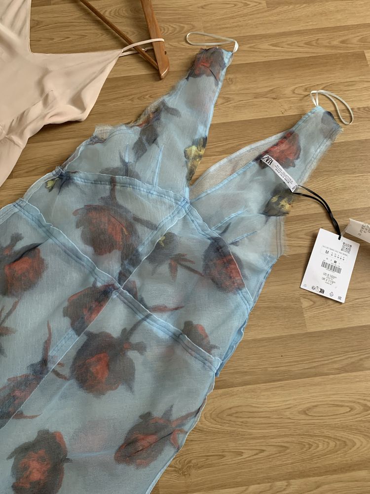 ZARA платье-сарафан лимитированная коллекция