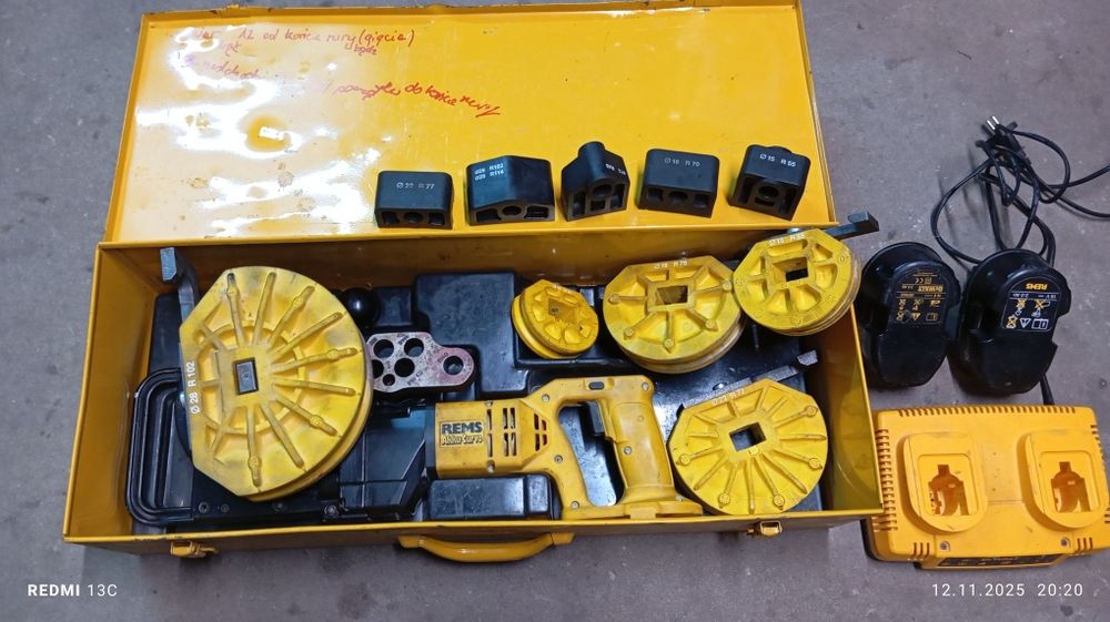 Giętarka rems do rur