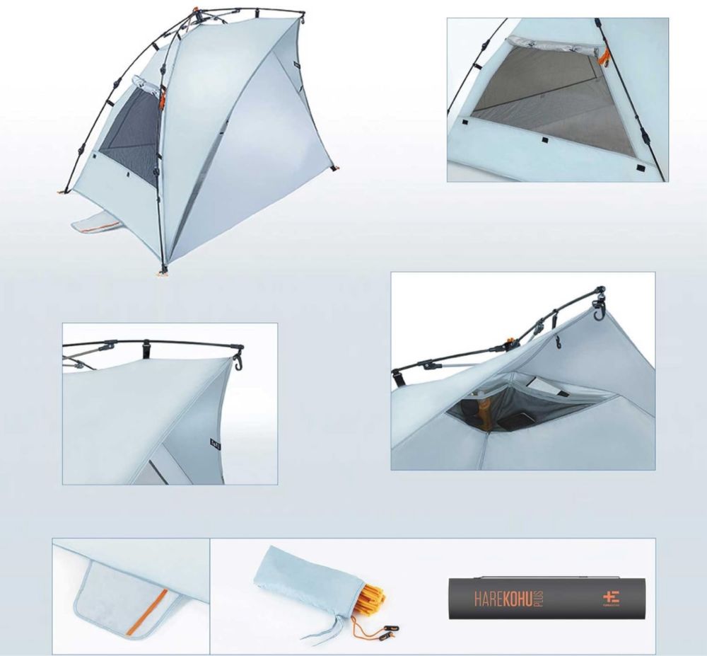 Tenda de praia com protecao UV