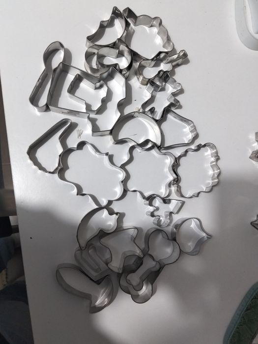 Conjunto de formas para pastelaria