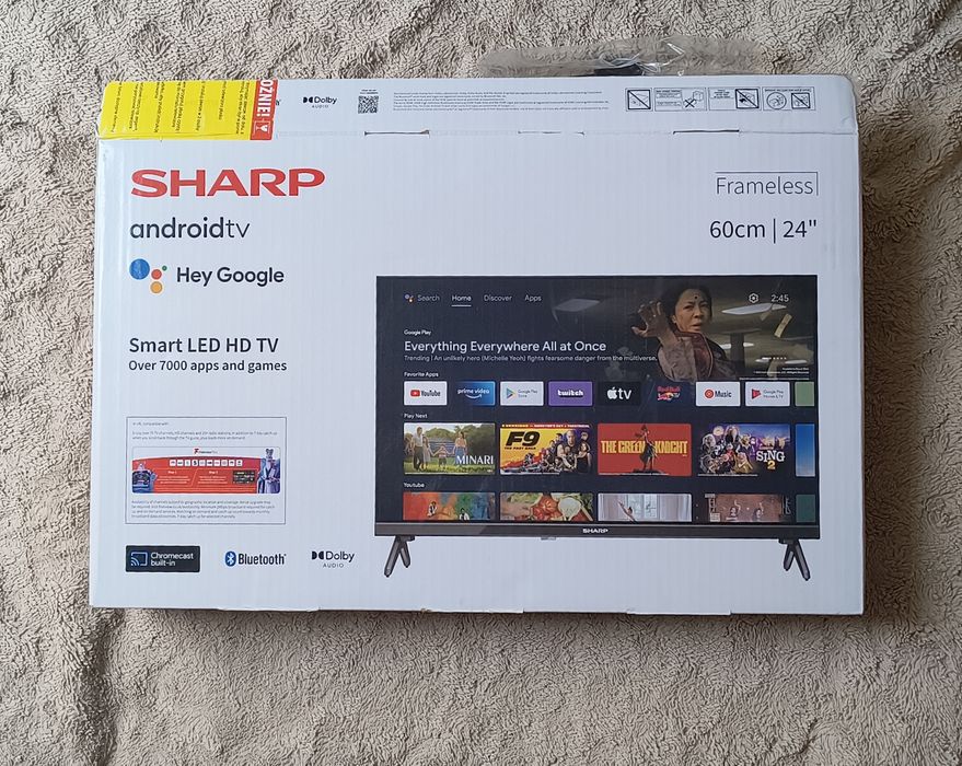 Telewizor Sharp 24 cale, Smart TV, nowy