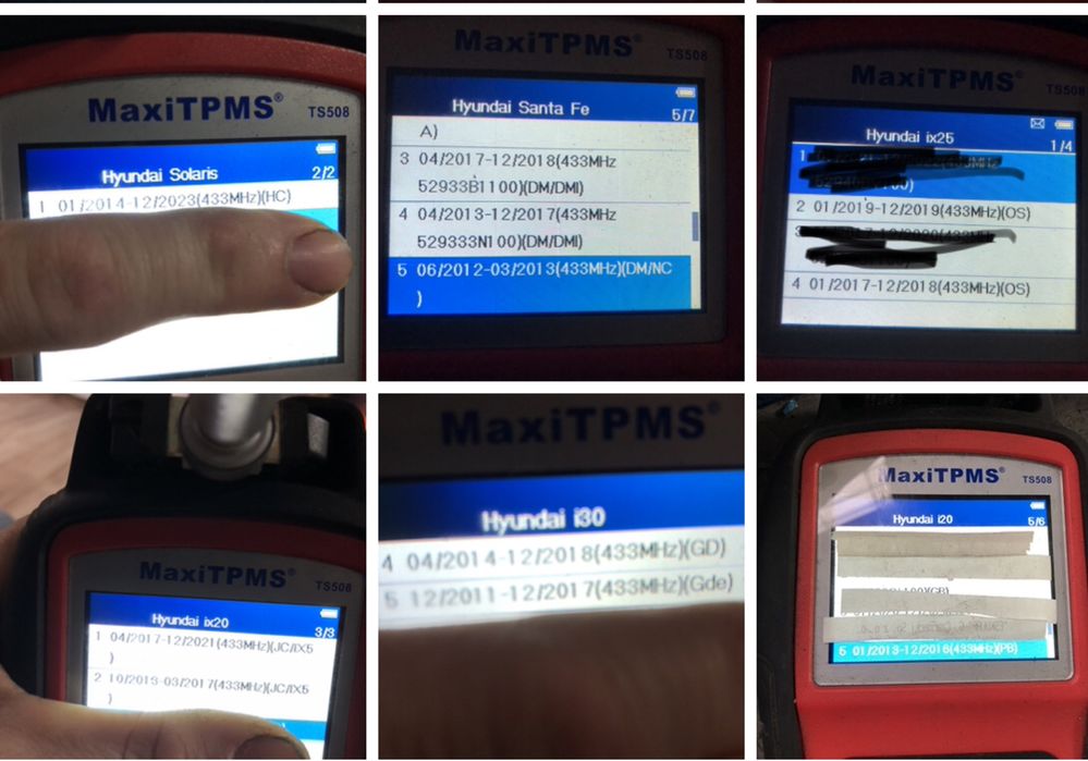 Czujniki ciśnienia tpms Hyundai kia 2012DJ5821