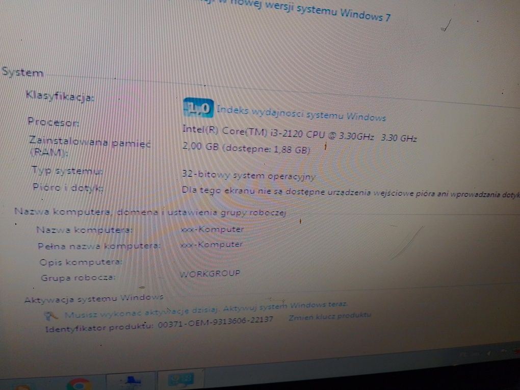 Procesor Intel i3-2120, płyta główna, DDR3 4GB, Zestaw