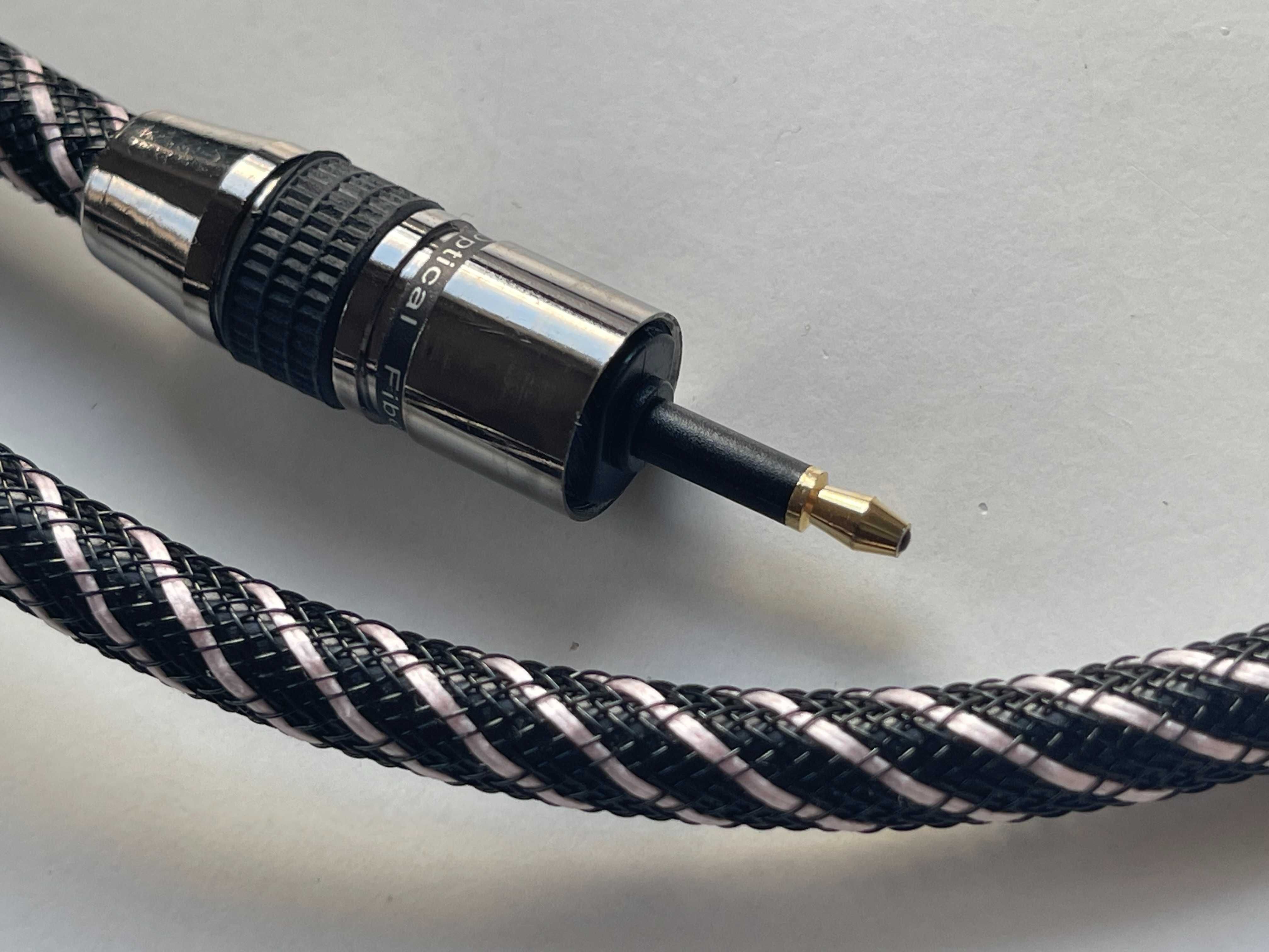 Kabel optyczny Toslink - MiniToslink, długość 1,40 mb
