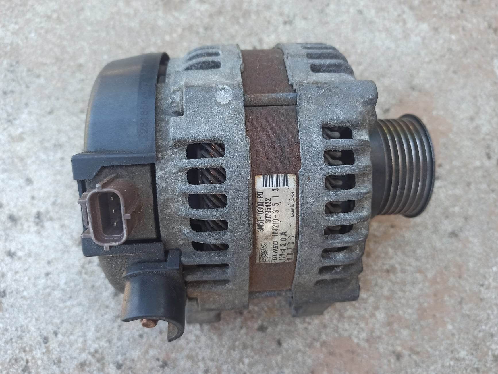 Alternator Denso 120A 120 A Ford Focus mk2