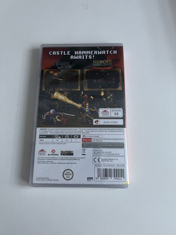 Epics of Hammerwatch Strictly Limited Nintendo Switch