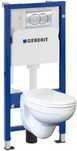 Інсталяція GEBERIT Duofix Pro 20 118.315.21.2  + кнопка + унітаз
