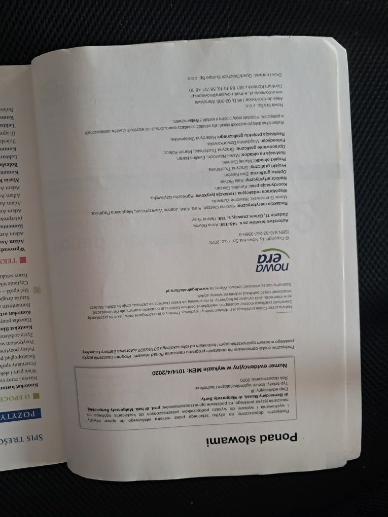 Podręcznik do Języka polskiego dla klasy 2 część 2