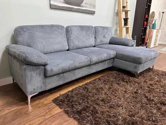 Sofá Cheiselongue - cinzento - envio grátis