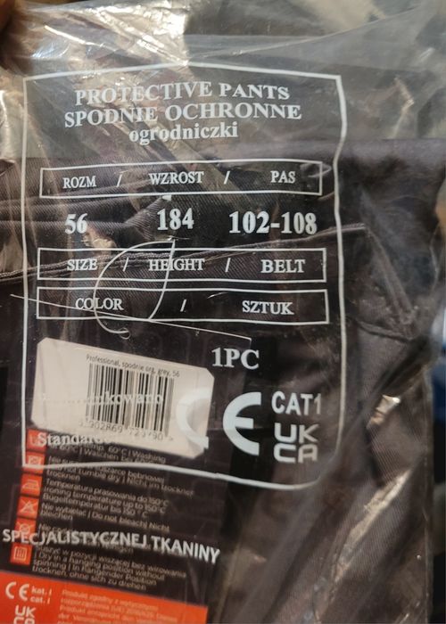 Spodnie ochronne typu ogrodniczki PROFESSIONAL-REF