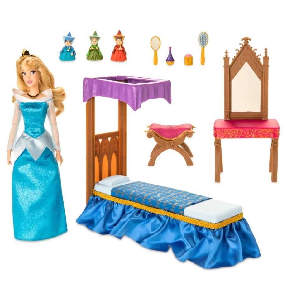 Игровой набор  с куклой Аврора Спальня Disney
