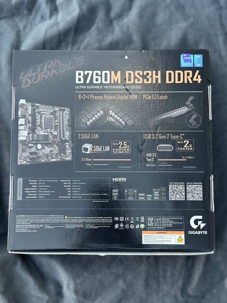 Płyta główna nowa gigabyte B760M