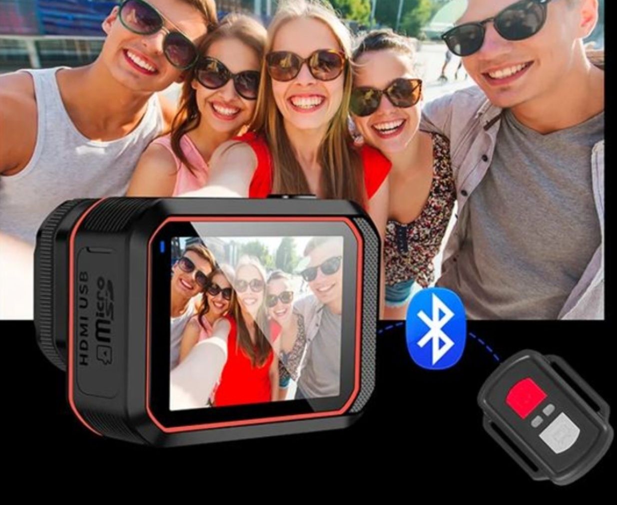 Екшн камера CERASTES Viran 4K60FPS Ultra HD Wi-Fi 1050 маг