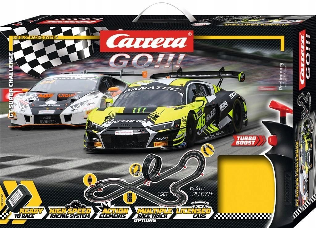 Carrera Go! Gt Super Challenge 6,3m, Carrera