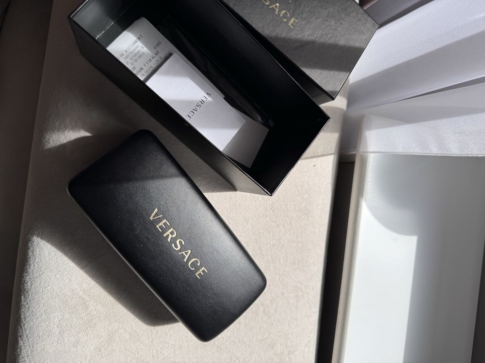 Okulary Versace VE 2249 aviator czarne unisex przeciwsłoneczne