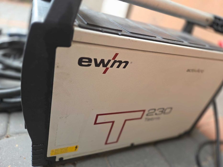 ewm tetrix 230 dc spawarka tig plus uchwyt i masa, stan bdb