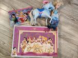 Zestaw puzzle księżniczki Kopciuszek Disney lalka koń