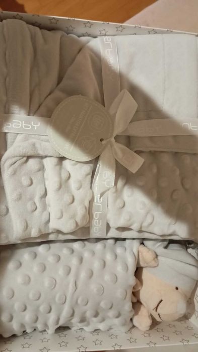 Manta bébe com doudou