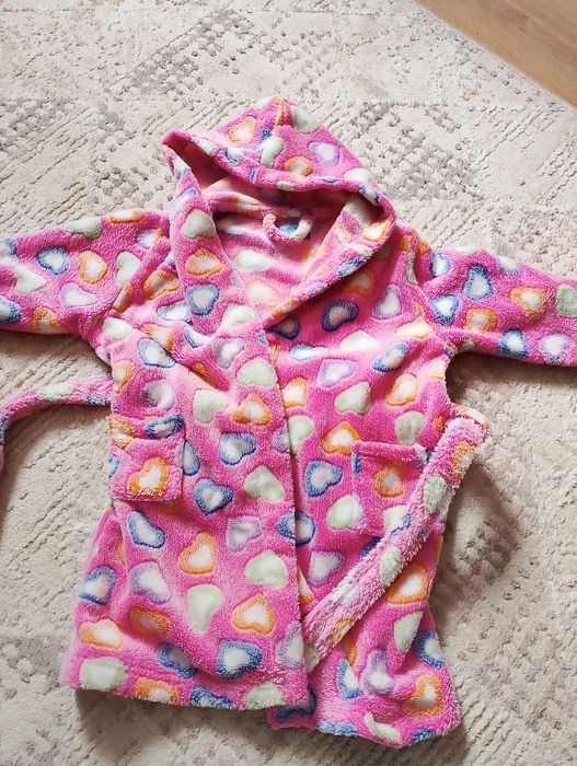 Szlafrok dziewczecy 4-5 lat