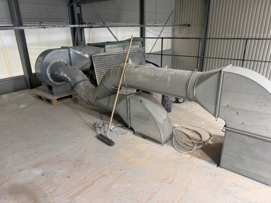 Wyposażenie lakierni przemysłowej Ściana sucha wyciąg filtr