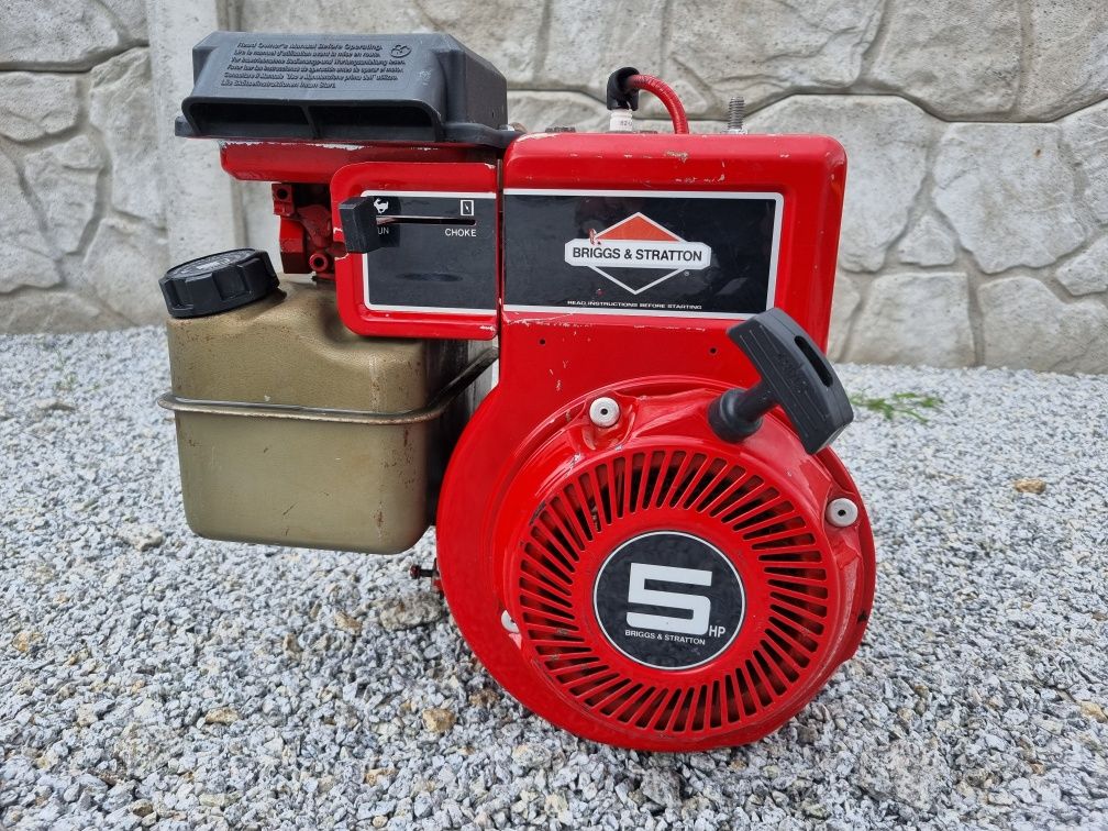 Silnik Spalinowy Briggs 5hp / poziomy wał / Super Stan!