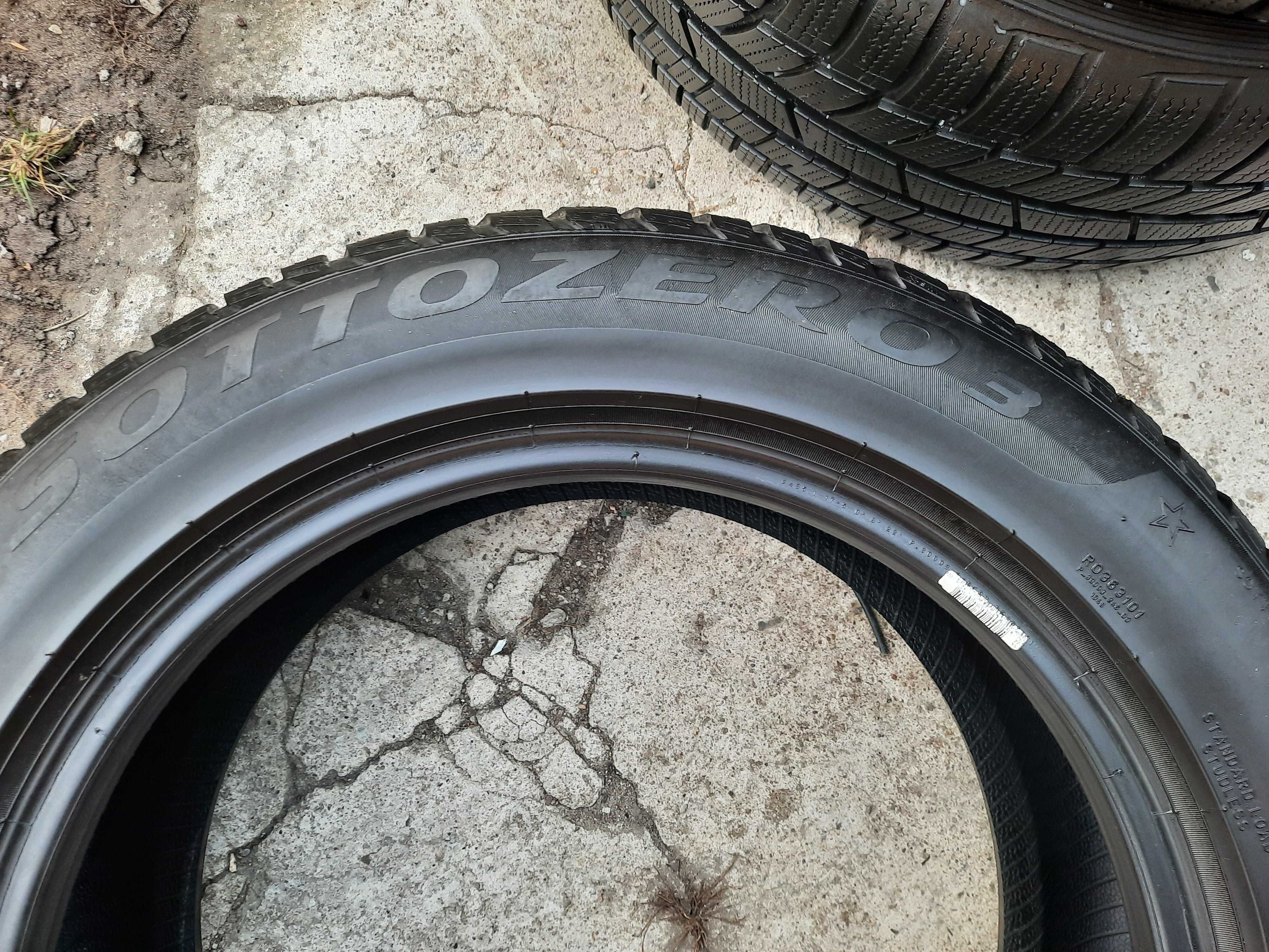 Opony zimowe klasy premium PIRELLI 205/60/17 ok. 6,5 mm