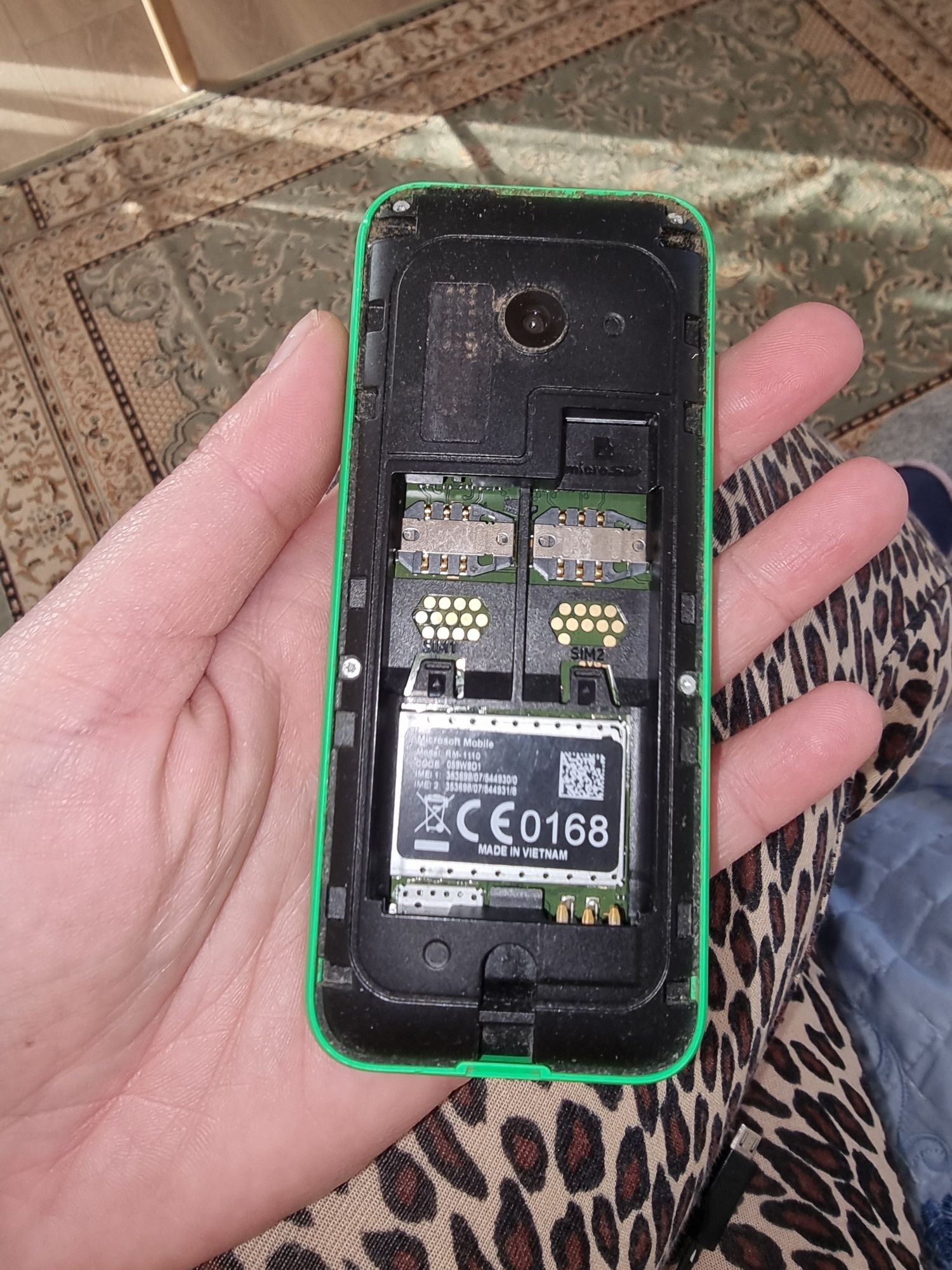 Telefon Nokia RM 1110 zielony