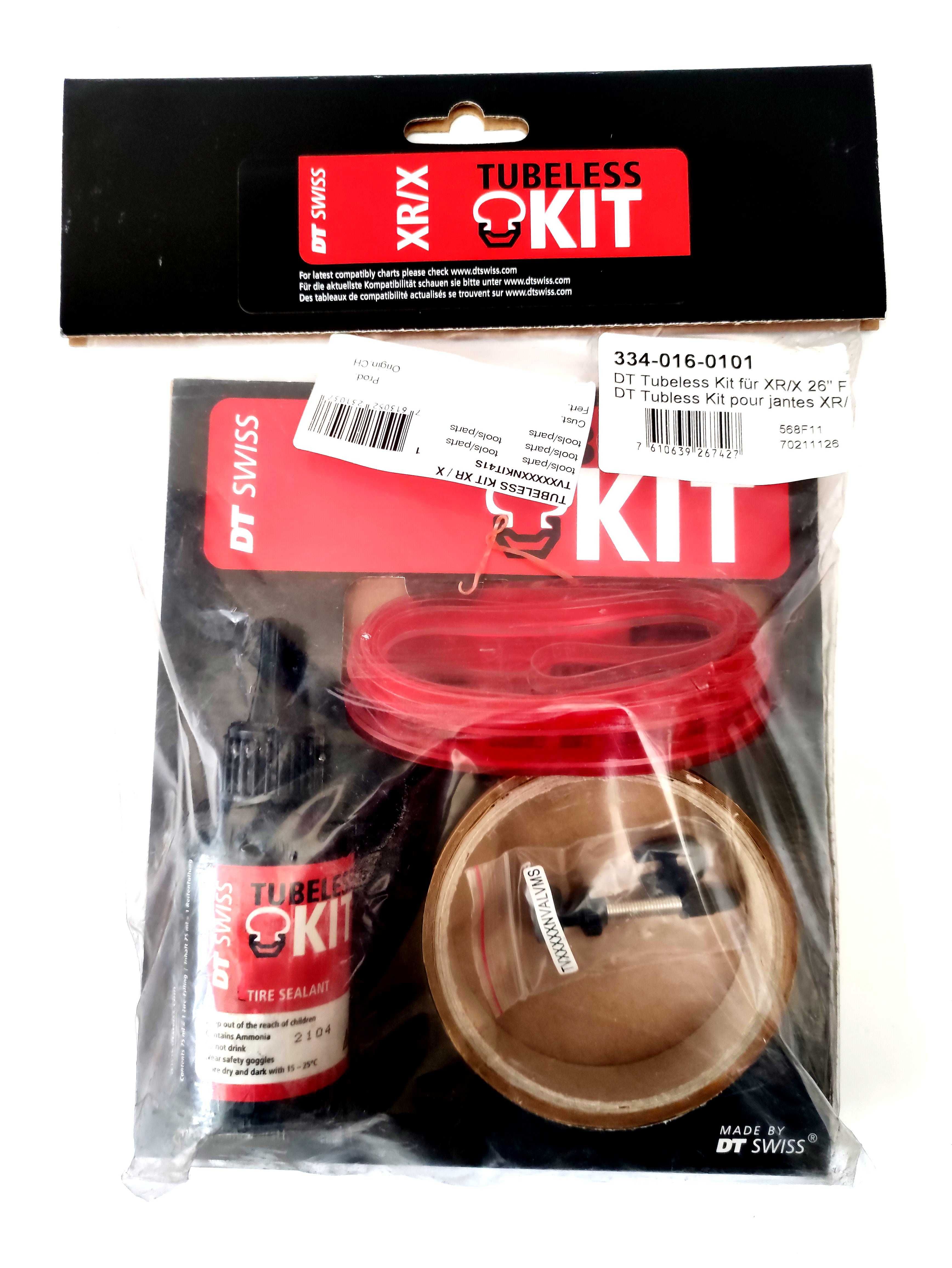 NOWY Zestaw bezdętkowy DT Swiss TUBELESS KIT XR/X Kraków