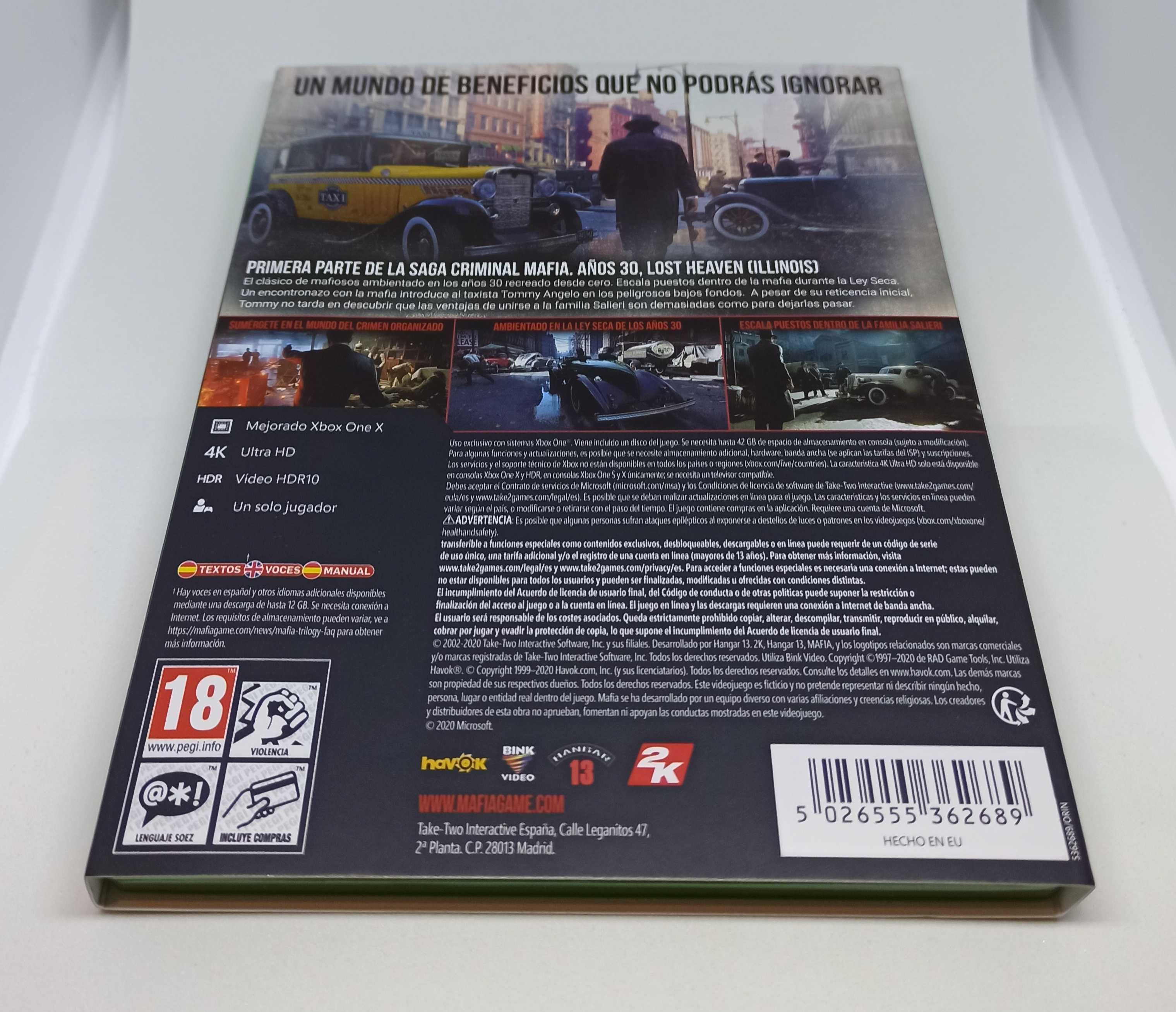 Mafia Definitive Edition - Xbox One / Series X - Portes Grátis