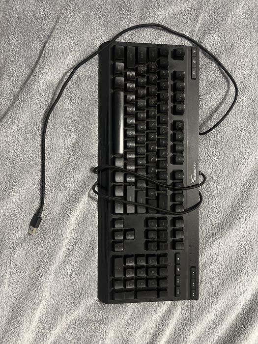 клавіатура дротова hyperx alloy core rgb membrane gaming usb